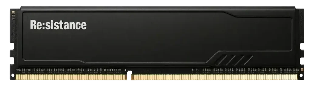 A image of a Re:sistance DDR3 RAM stick