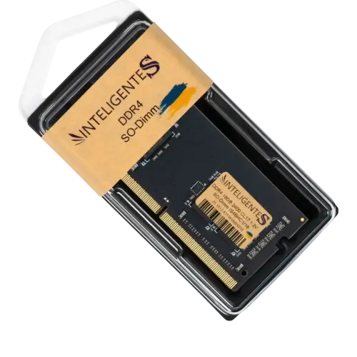 Image of a DDR4 SO-DIMM memory module from Inteligentes from the side